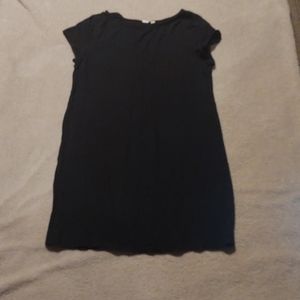 Gap XXL black t-shirt dress keyhole back